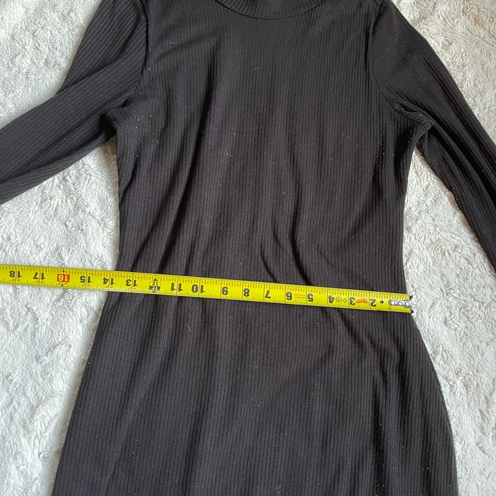 Black cozy maxi dress - Picture 3 of 7